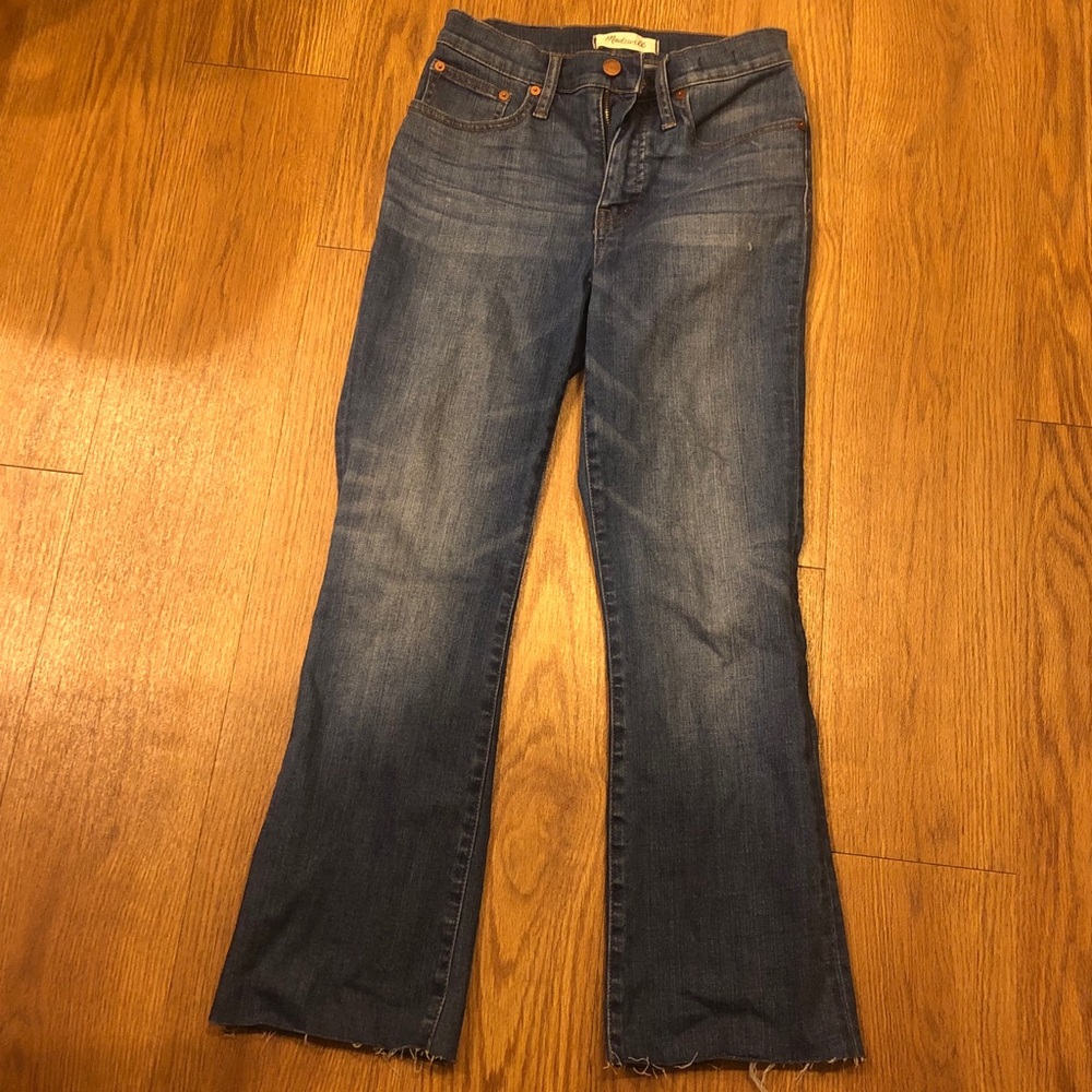 Madewell crop boot jeans